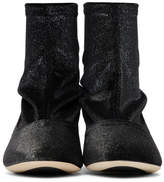 Thumbnail for your product : Repetto Black Glitter Velvet Ingrid Boots