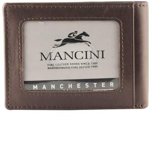 Mancini Slim Leather Bi-Fold Wallet