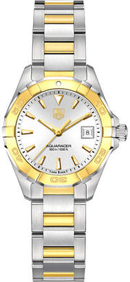 Tag Heuer way1455bd0922 aquaracer gold and stainless steel watch