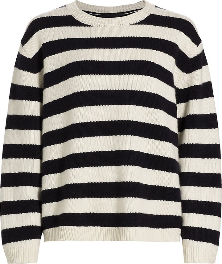 NILI LOTAN Trina striped cashmere sweater