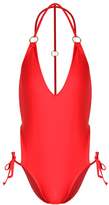 Thumbnail for your product : For Love & Lemons MALLORCA RING Swimsuit ferrari red