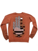 Thumbnail for your product : Freecity Friend Helping Hand Raglan Pullover Sweatshirt