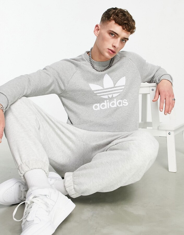 adidas grey sweatshirt