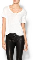 Thumbnail for your product : Monrow Linen Jersey Cropped Tee