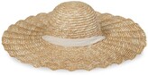 Thumbnail for your product : LACK OF COLOR Scalloped Dolce Straw Wide-Brim Hat