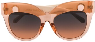 Linda Farrow Dunaway oversized-frame sunglasses