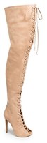 Thumbnail for your product : Zigi girl 'Piarry' Lace-Up Thigh-High Boot (Narrow Calf)
