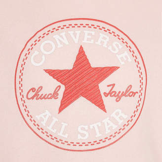 River Island Girls Converse pink star print hoodie