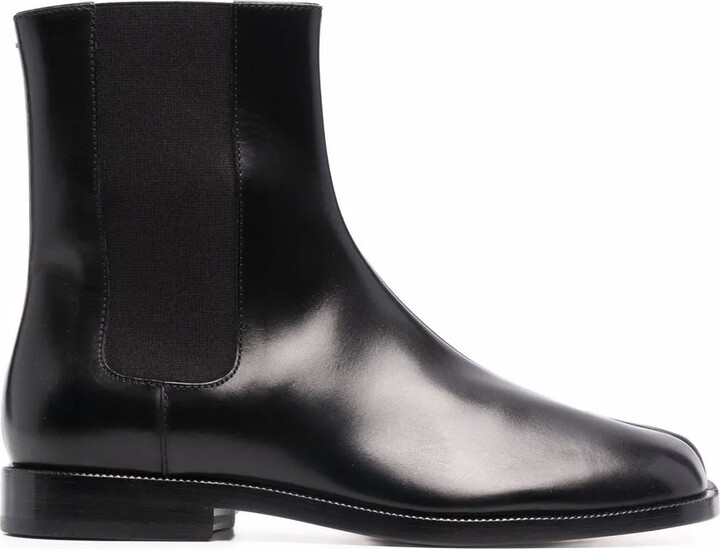 Maison Margiela Tabi leather Chelsea boots