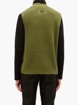 Thumbnail for your product : Fendi V-neck Cashmere Sleeveless Sweater - Green