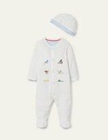 Thumbnail for your product : Organic Sleepsuit & Hat Set