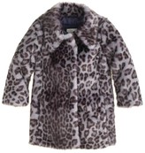 Thumbnail for your product : J.Crew Girls' furry leopard coat