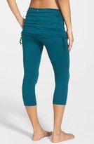 Thumbnail for your product : Prana 'Cassidy' Ruched Foldover Capri Leggings