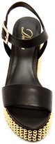 Thumbnail for your product : Delman Angie Studded Platform Sandal
