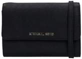 Thumbnail for your product : Michael Kors Lg Ph Crossbod Black Leather Bag