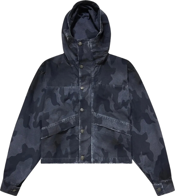 424 Cropped Camouflage Parka
