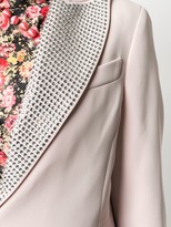 Thumbnail for your product : Blumarine Studded Oversized Collar Blazer