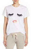 Thumbnail for your product : Sincerely Jules (Brand) Women's Sincerely Jules 'Lips & Lashes' Graphic Tee