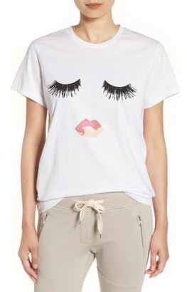Sincerely Jules (Brand) Women's Sincerely Jules 'Lips & Lashes' Graphic Tee