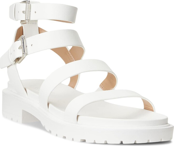 Ralph Lauren Women's White Sandals | ShopStyle