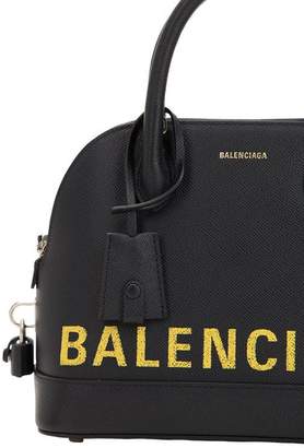 Balenciaga S Ville Leather Tote Bag
