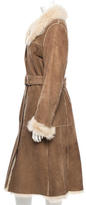 Thumbnail for your product : Burberry Suede and Shearling Coat