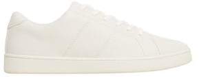 Mango Outlet Linen lace-up sneakers