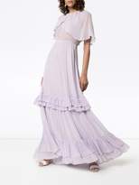 Thumbnail for your product : By Ti Mo Short-Sleeved Tiered Maxi Dress
