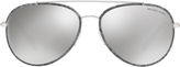 Thumbnail for your product : Michael Kors Aviator Sunglasses with Marbleized Detail