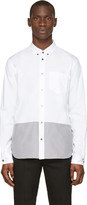 Thumbnail for your product : Marc by Marc Jacobs White & Grey Blocked Oxford Shirt