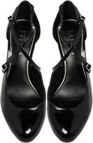 Thumbnail for your product : Ralph Lauren Black Patent Leather Criss Cross Ankle Strap Sandals Size 37