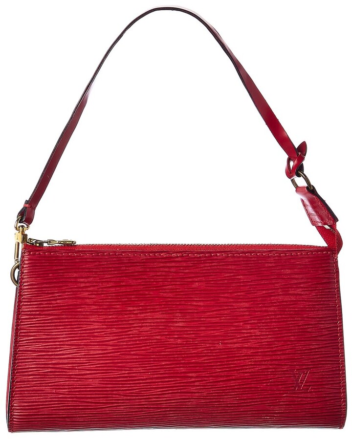 Louis Vuitton Red Epi Leather Pochette Accessoires (Authentic Pre