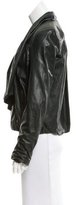 Thumbnail for your product : Diane von Furstenberg Leather Meringue Jacket
