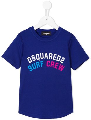 DSQUARED2 Kids - Surf Crew print T-shirt - kids - Cotton - 4 yrs