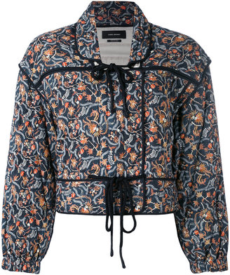Isabel Marant quilted tie-up jacket