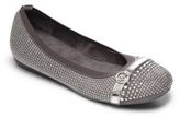 Thumbnail for your product : KORS Kids Girl's Studded Suede Ballet Flats