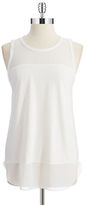 Thumbnail for your product : Vince Camuto Mixed Media Tank