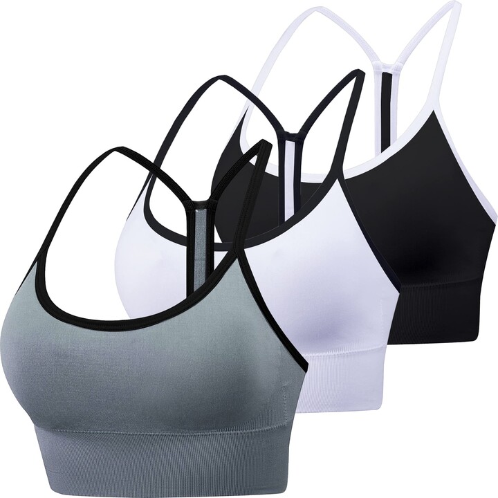 nine bull Sports Bras for Women High Impact Sports Bra - Seamless Yoga Bra  Longline Wirefree Padded Bras Workout Crop Tops (Green, S) at  Women's  Clothing store