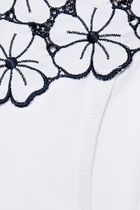 I.D. Sarrieri Embroidered Mid-rise Bikini Briefs