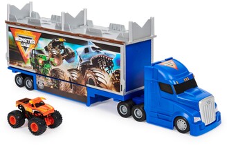 Hot Wheels Monster Trucks Arena Smashers Mega-Wrex vs. Crushzilla Takedown  with 1:64 Scale Mega-Wrex Toy Truck and 6 Crushable Cars