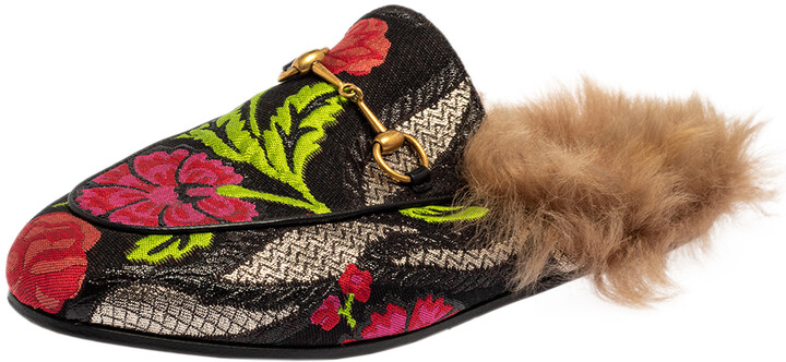 gucci princetown gg velvet slipper price
