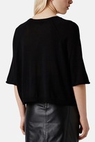 Thumbnail for your product : Topshop Sheer Half Sleeve Knit Pullover