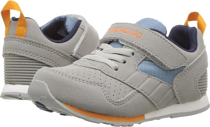 Tsukihoshi Racer (Toddler/Little Kid) Boys Shoes Gray/Sea : 7 Toddler M, Synthetic/Textile
