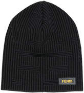 Thumbnail for your product : Fendi classic knitted beanie hat