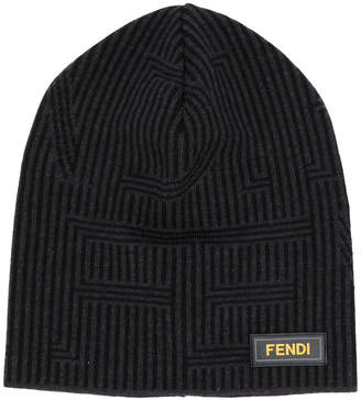 Fendi classic knitted beanie hat