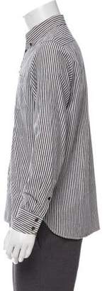 Rag & Bone Linen-Blend Striped Shirt