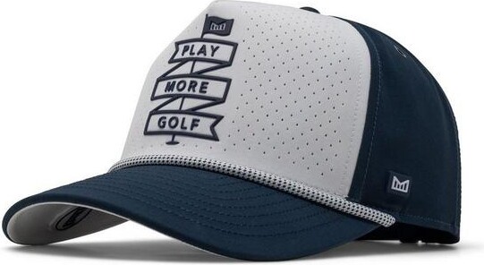 Melin Odysea Links Hydro Performance Golf Snapback Hat One Size Navy White