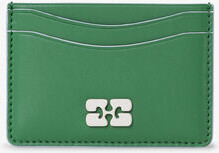 Ganni Green Bou Card Holder