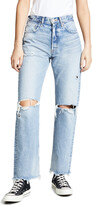 Thumbnail for your product : Moussy Vintage VINTAGE MV Odessa Wide Straight Jeans