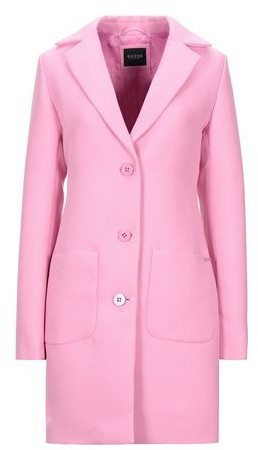 pink guess coat